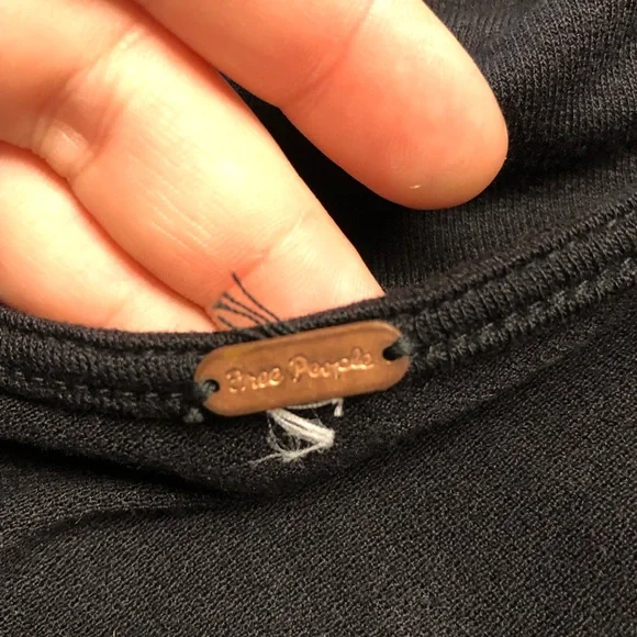 ❌SOLD❌ Free People Black To The Tropics Top Sz S - Picture 8 of 13